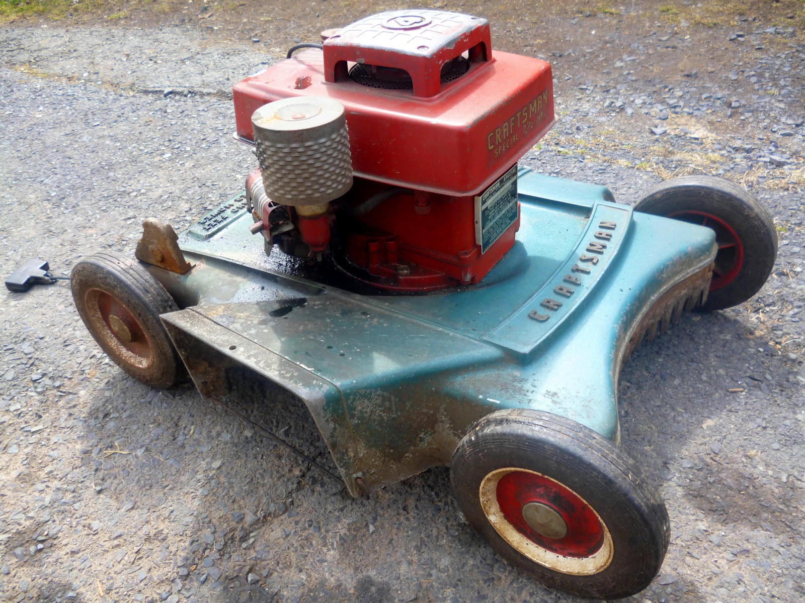 Boyertown Pennsylvania Treasure Hunters: 1957 Craftsman push mower