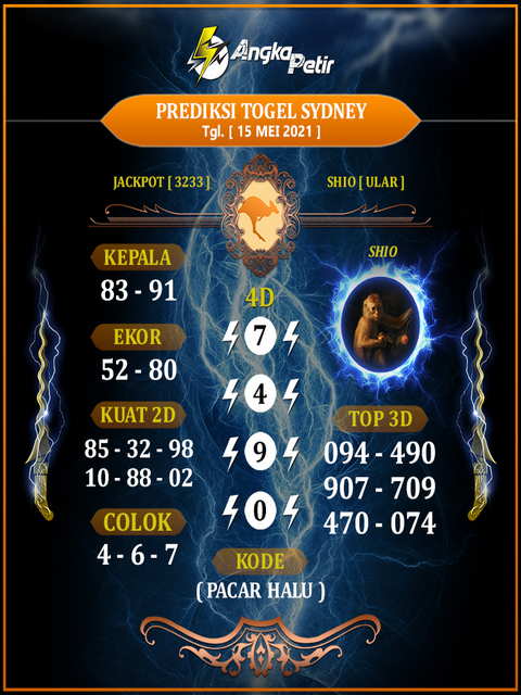 Prediksi Semar Sdy 15 Mei 2021 Syair Mbah 978