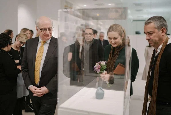 Hereditary Grand Duchess Stéphanie visited "Para Sempre" exhibition held at Portuguese Camões Cultural Center