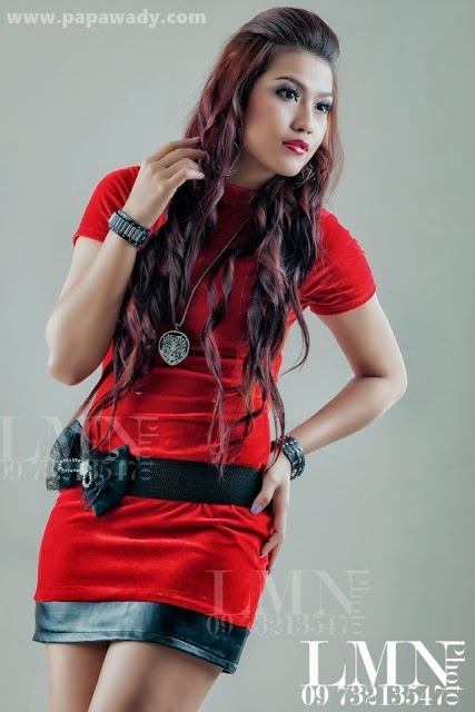 Myanmar Actress Ei Chaw Po - Red is Gorgeous 