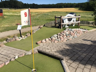 Minigolf at Siggesta Gård, on Värmdö near Stockholm, Sweden by John Snelgrove July 2016