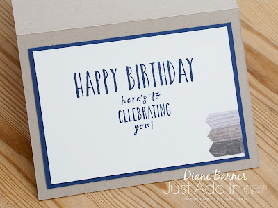 handmade masculine 85th birthday card using Stampin Up Number of Years stamps - Large Numbers dies, Wood Texture paper pack & Perennial Birthday stamp set. Card by Di Barnes colourmehappy. Independent Demonstrator in Sydney Australia