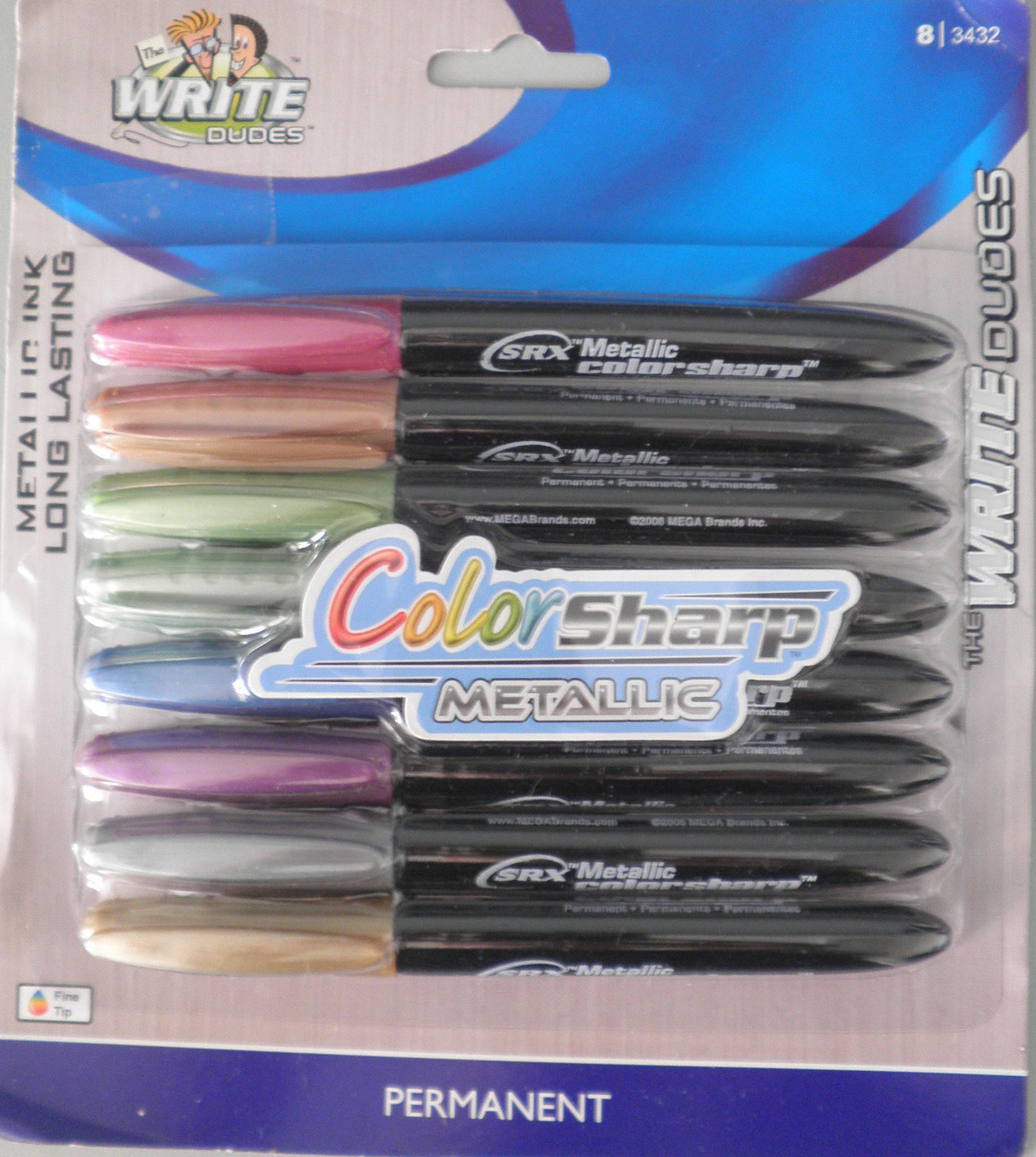 Pocket Blonde Colorsharp Metallic Markers