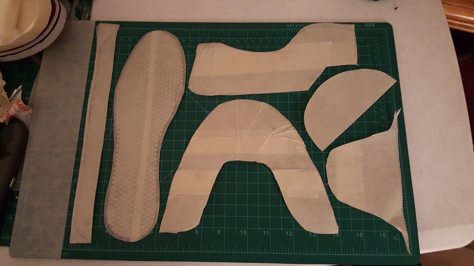 Art 3D Projects Project 1 Masking Tape Shoes