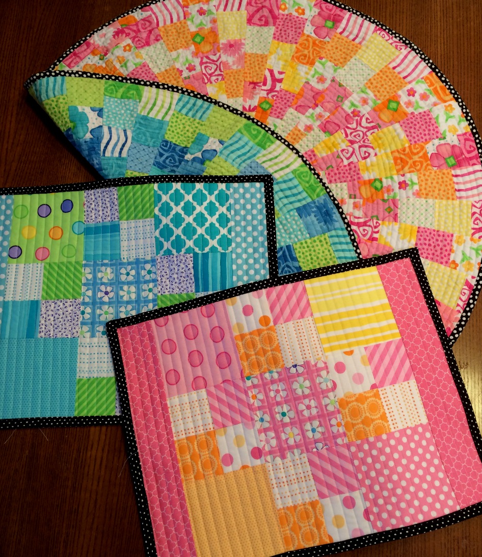 Happy Quilting Charm Pack Placemats!!!