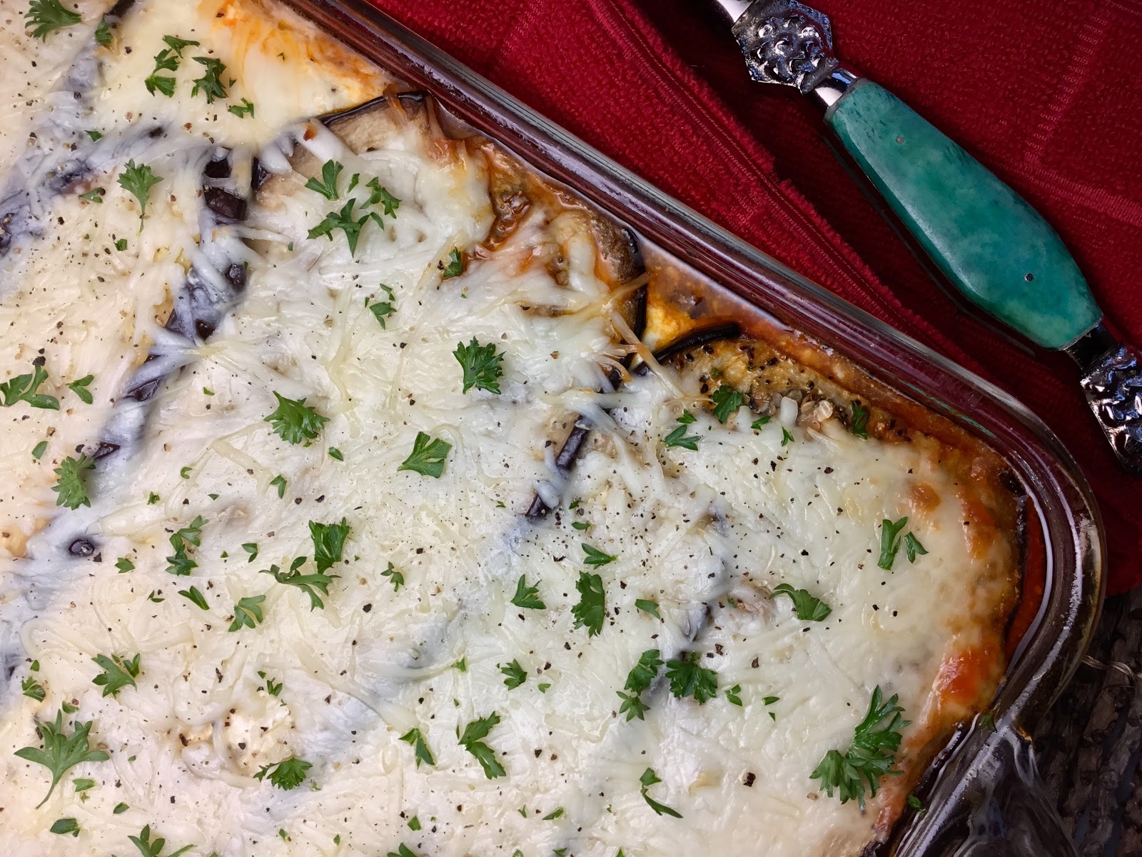 Food Fitness by Paige Keto Eggplant Lasagna