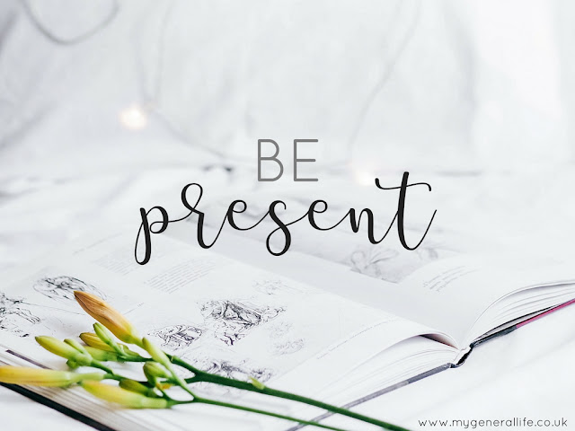 Here's some thoughts on being present and how we can all help ourselves spent more time in the moment. Click to read more...