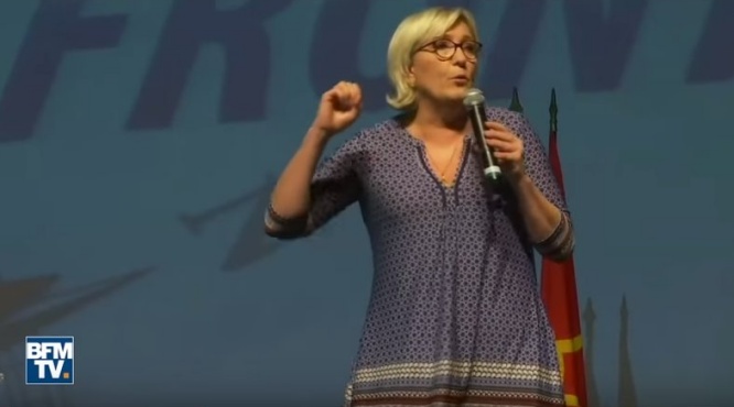 Le clivage gauche-droite est mort et c’est grâce à nous, estime Marine Le Pen à Toulouse