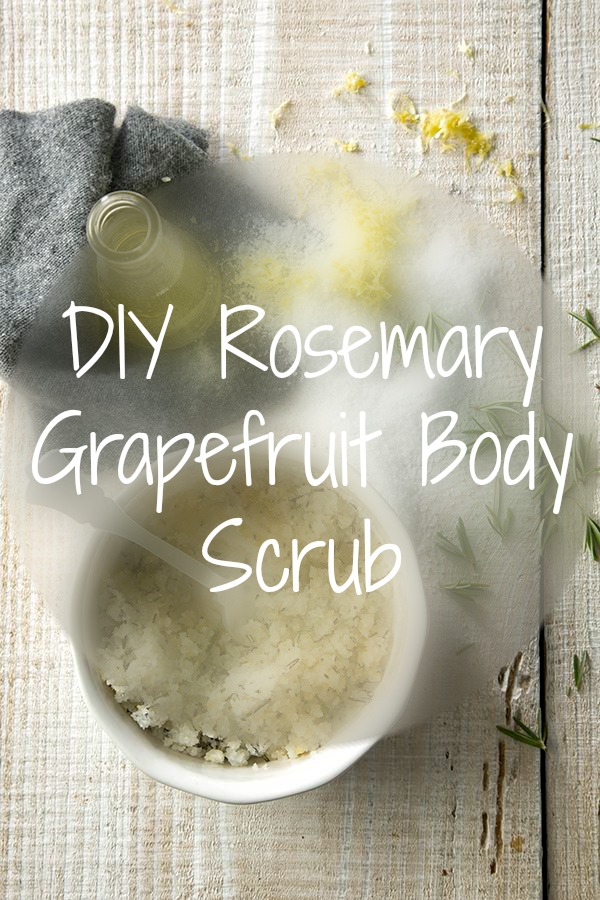 DIY Rosemary Grapefruit Body Scrub All Things Pin