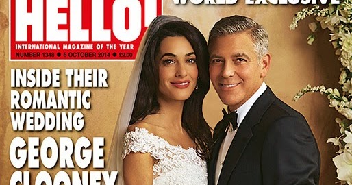 BuzzCanada: George Clooney and Amal's Wedding Photo on People and Hello ...