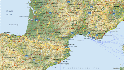 South of France Map