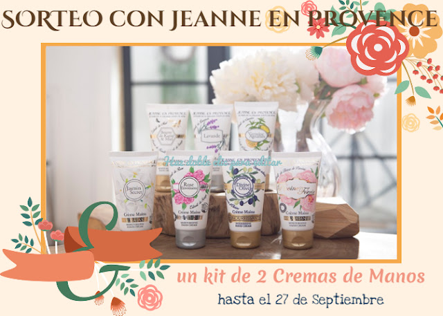 ¡SORTEO EXPRESS- un kit de 2 Cremas de Manos de JEANNE EN PROVENCE!