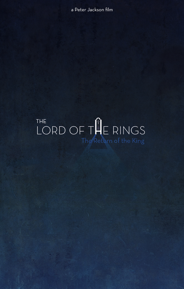 Gustavo Estrella. Lord of the Rings Minimal Posters.