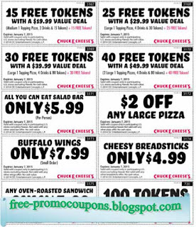 Free Printable Chuck E Cheese Coupons Free Printable Chuck E Cheese Coupons