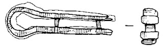 Illustration of a Roman copper alloy clasp