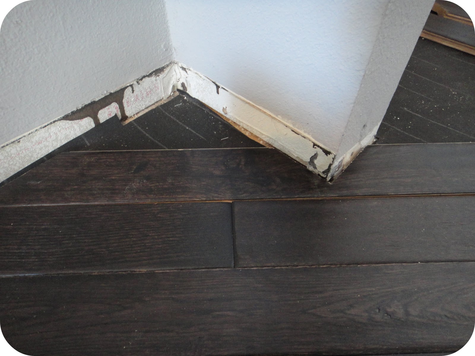 the ambitious procrastinator Diagonal Hardwood Flooring Part II