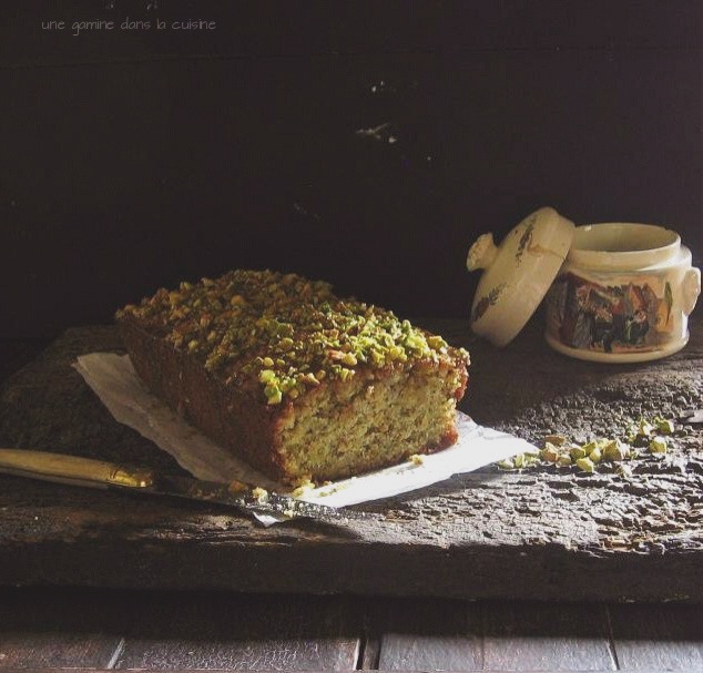 une gamine dans la cuisine Pistachio Almond Cake (glutenfree)