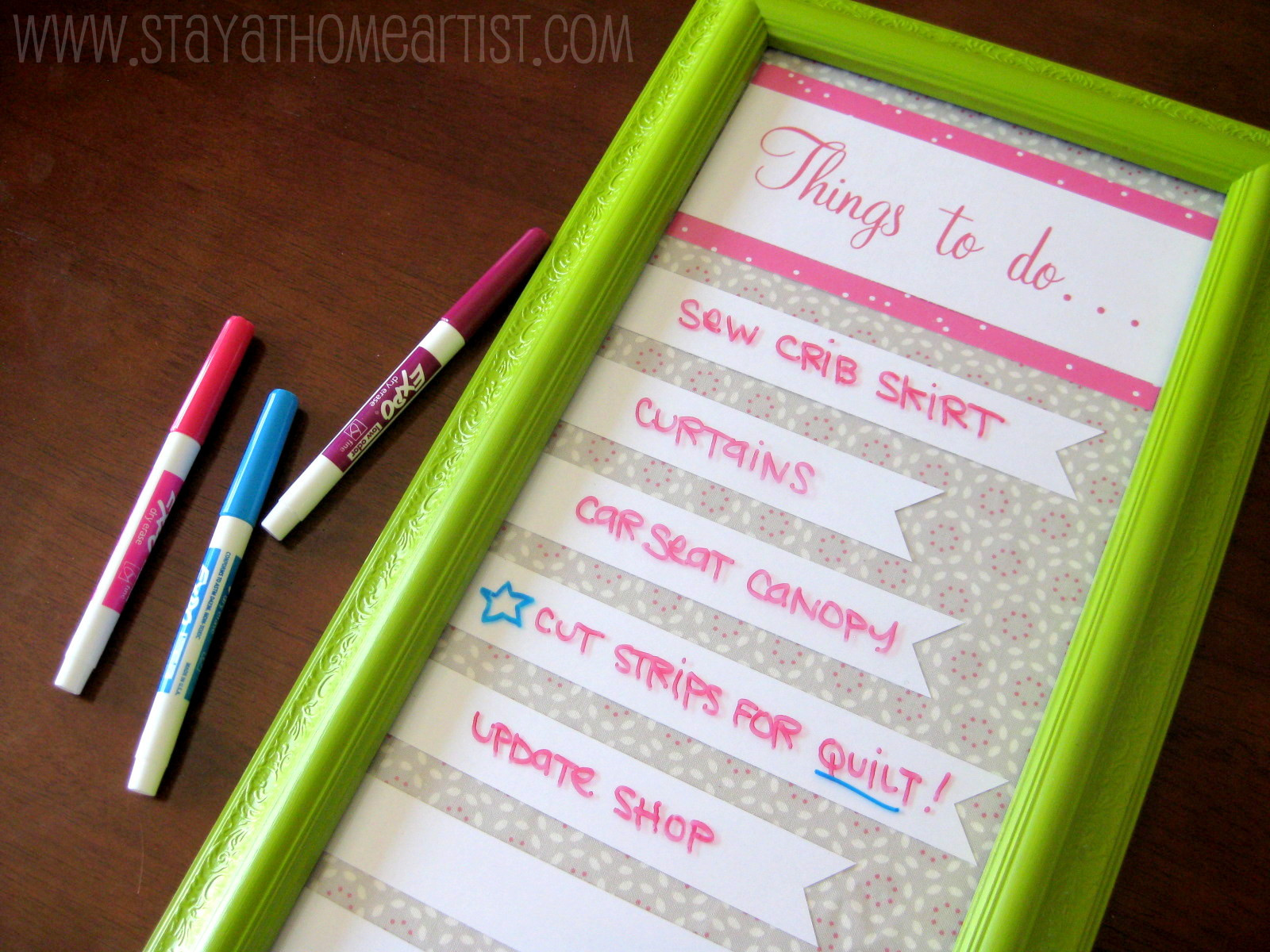 stayathomeartist-dry-erase-to-do-list