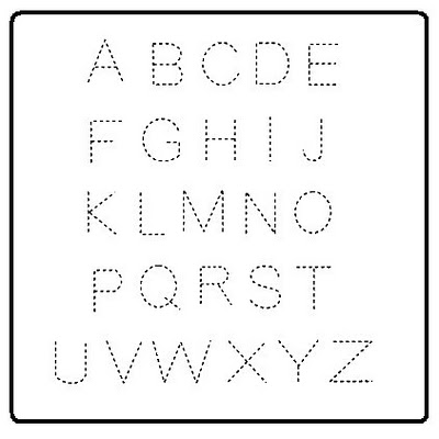 Portal Escola Alfabeto Pontilhado Cobrir Pintar Colorir Atividades de alfabeto pontilhadas para impressão e pintar. alfabeto pontilhado cobrir pintar colorir