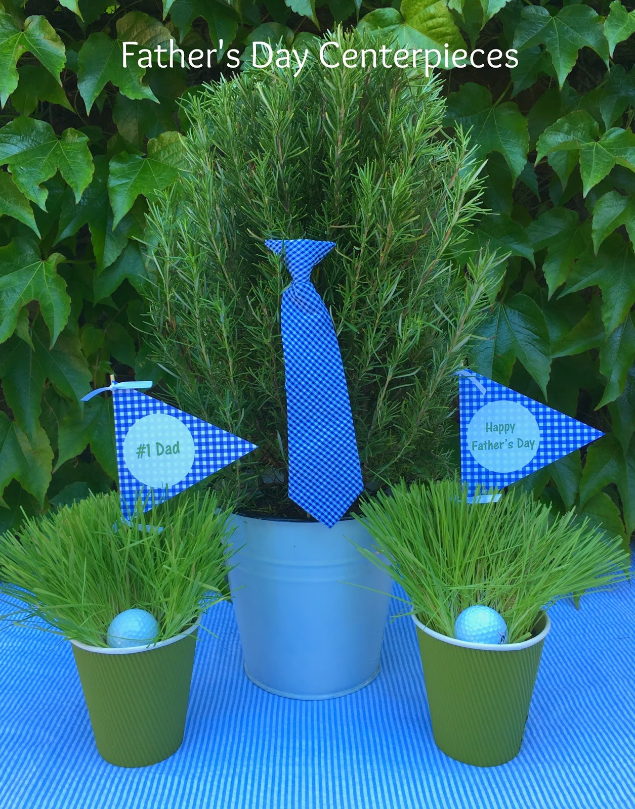 fathers day centerpieces