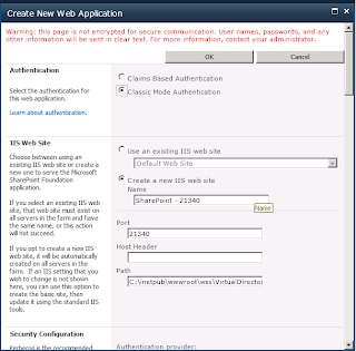 Thinking out cloud: SharePoint 2010: Classic Mode Vs Claims Based ...