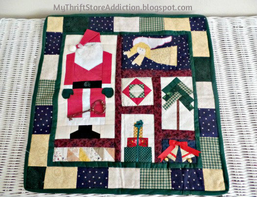 Handmade Christmas quilt