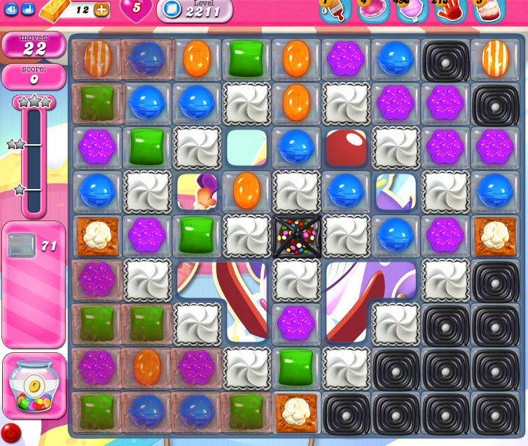 Candy Crush Saga level 2211 Candy Crush Saga level 2211