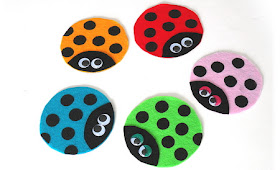 http://craftsbyamanda.com/recycled-cd-ladybugs/