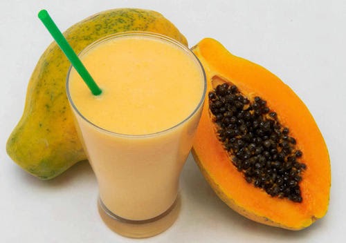 Jugo de papaya