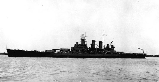 Battleship USS Washington 29 May 1941 worldwartwo.filminspector.com