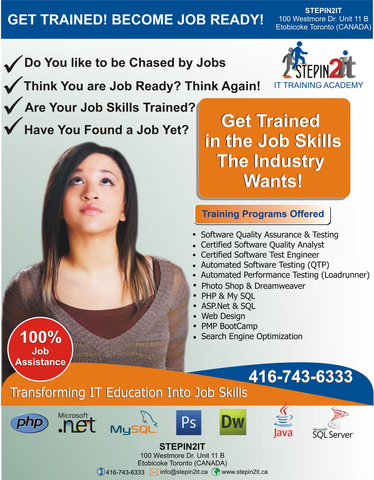 STEPIN2IT Software Testing Training Brampton
