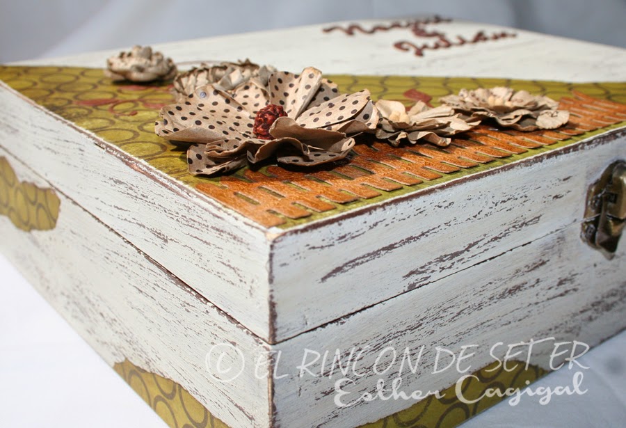 El Rincón de Seter Caja de madera para boda...