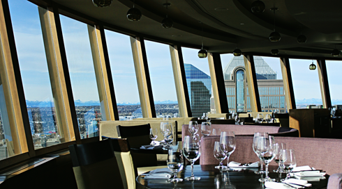 sky 360 restaurant calgary tower alberta