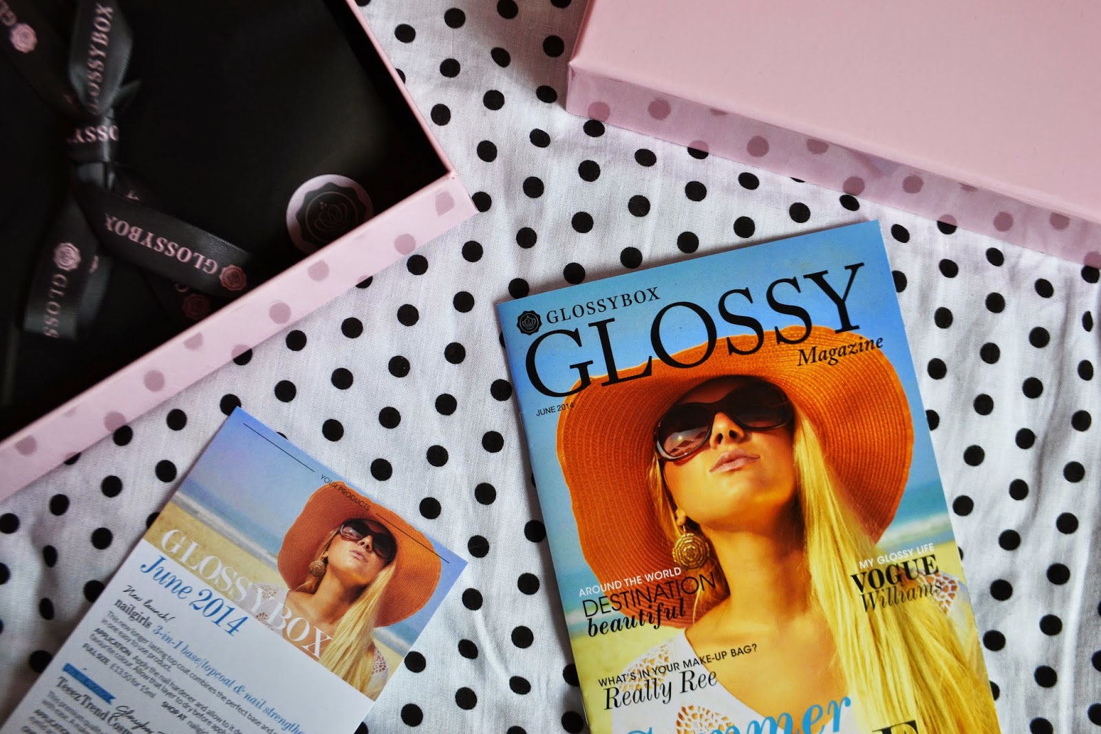 June Glossybox and magazine