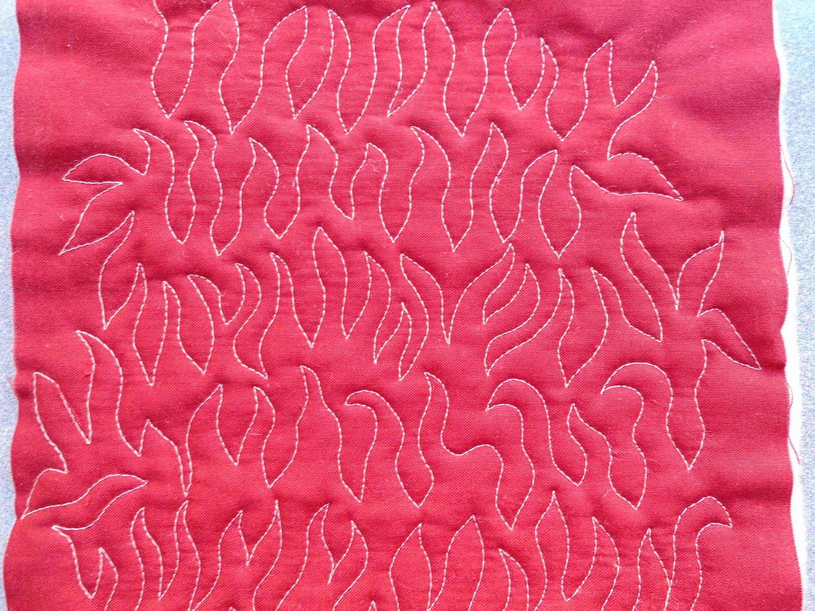 The Quilt Yarn Quilt along 15 Sharp Stippling