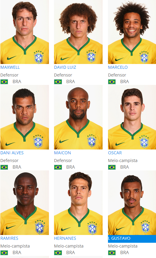 CANTINHO DA LU RELAÇÃO DOS JOGADORES