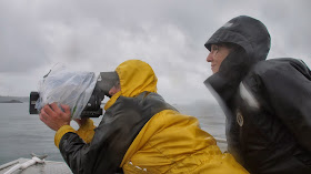Gabriela Cowperthwaite Blackfish director with cameraman Jonathan Ingalls Chris Towey