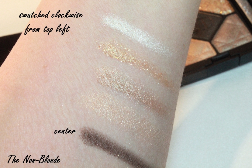 Dior Night Golds 524 Grand Bal Eyeshadow Palette Holiday 2012 The Non