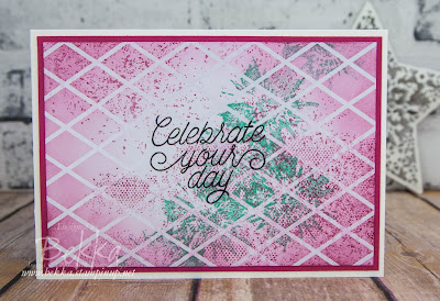 Celebration Card made with Stampin' Up! UK supplies which you can buy here
