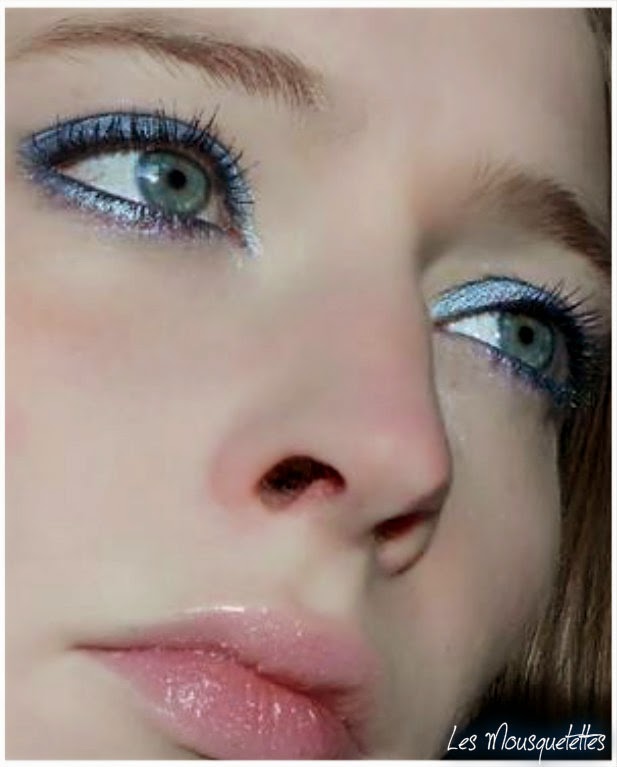 Makeup Bleu yeux bleus - Les Mousquetettes© Makeup Bleu yeux bleus - Les Mousquetettes©