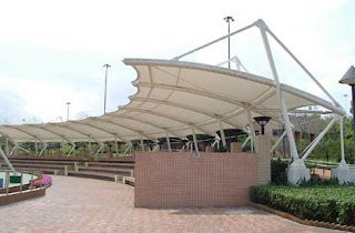 Tenda membrane/Canopy membrane tukang pembuat  tenda membrane di jakarta timur