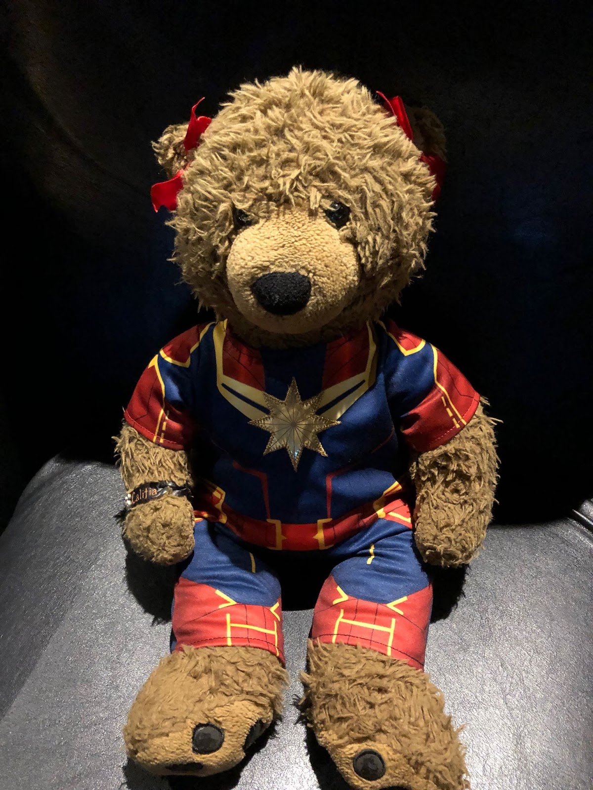 captain marvel teddy bear