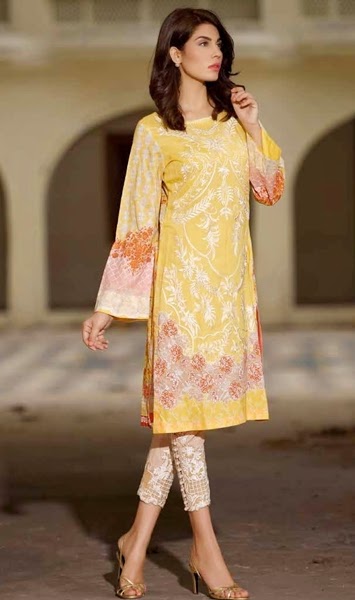 Sobia Nazir Tunic-Kurti Collection for Summer 2015-16