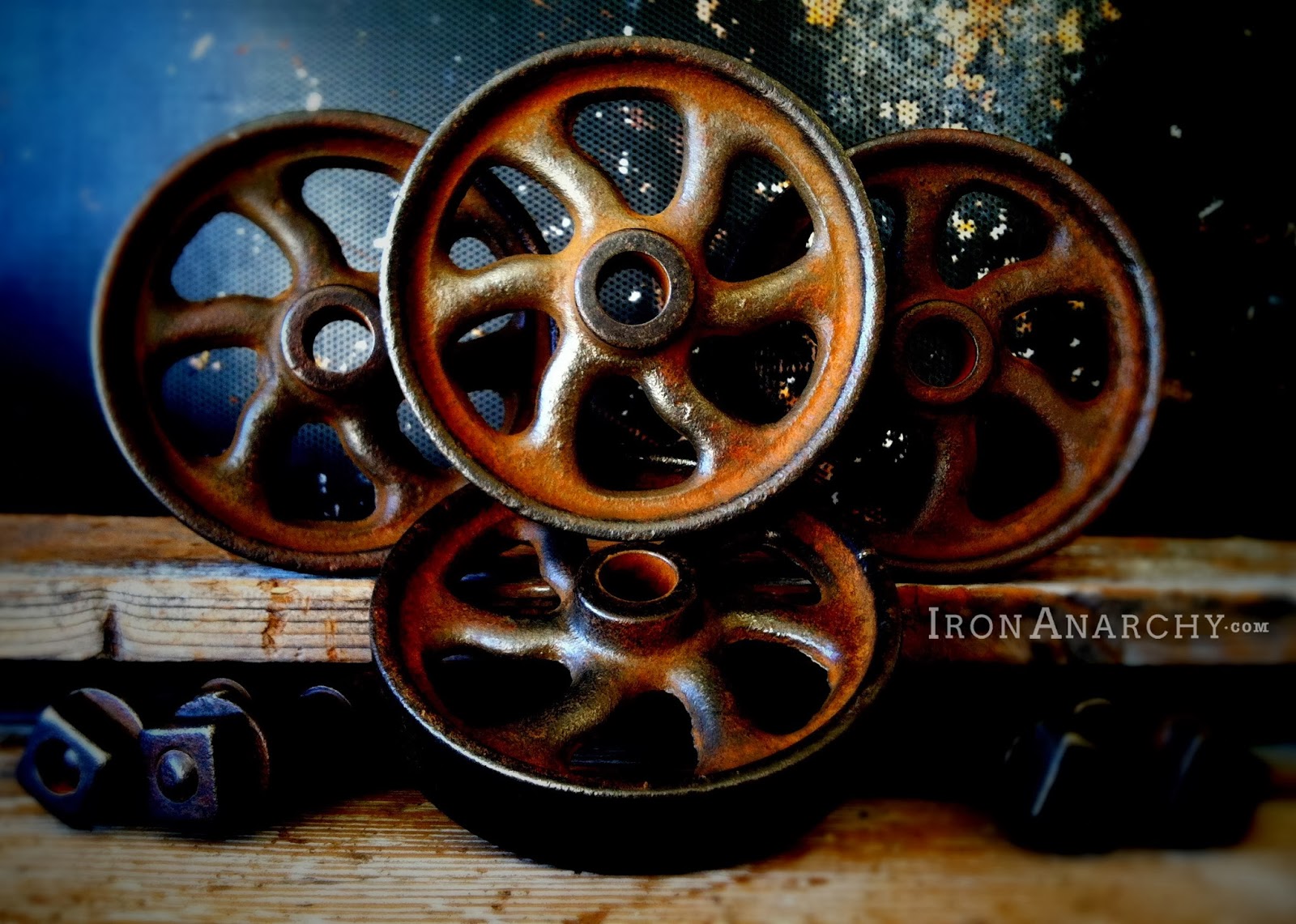 Antique Casters Set