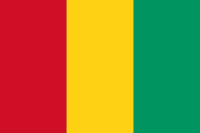Logo Gambar Bendera Negara Guinea PNG JPG ukuran 200 px