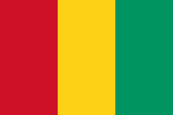 Logo Gambar Bendera Negara Guinea PNG JPG ukuran 600 px