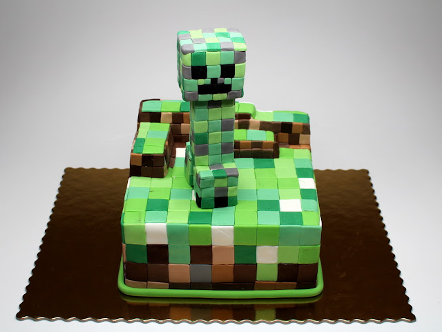 Minecraft Birthday Cake, Kent