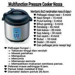 noxxa cooker periuk pressure cooking amway recipes untuk multifunction harga rice slow dan resepi ni lebih panduan lanjut recepies periuknoxxa