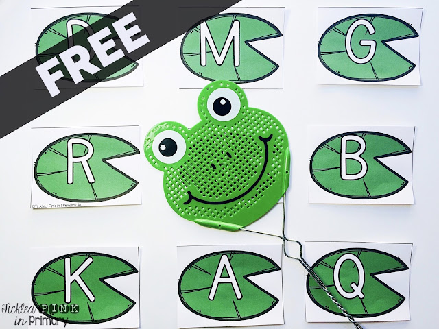 Lily Pad Letters - Free Alphabet Game