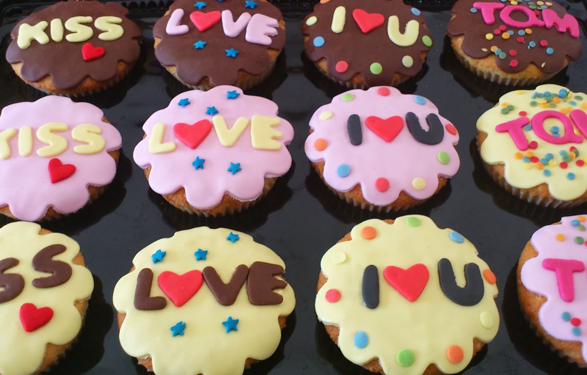 Cupcakes San Valentin, parte 4
